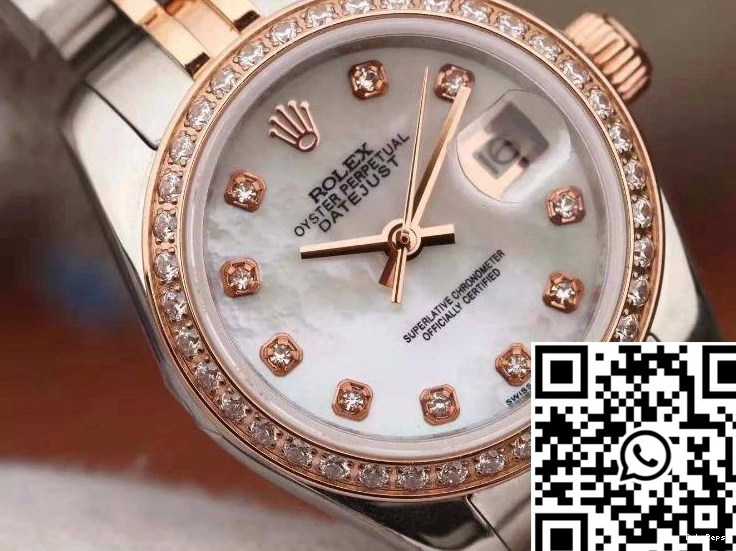 Datejust Dial 28MM Enamel Lady Bracelet Tone Two Rolex 1020
